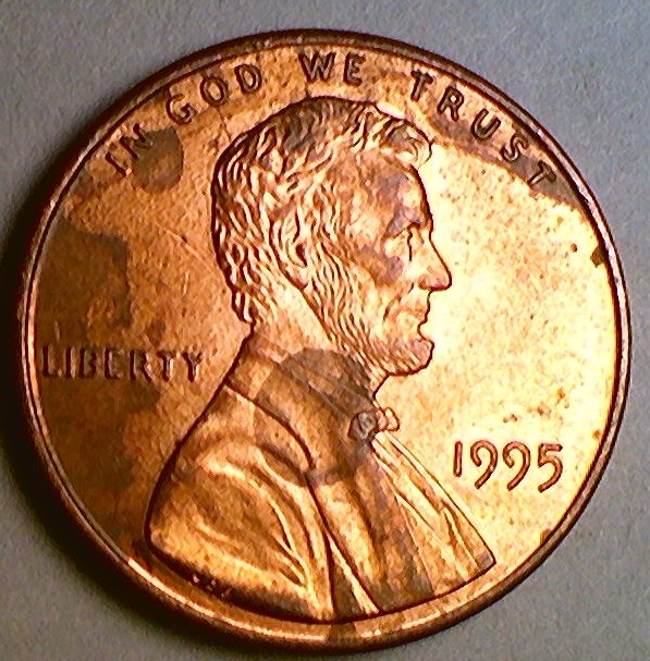 1995-Penny-With-Die-Crack-On-Obverse