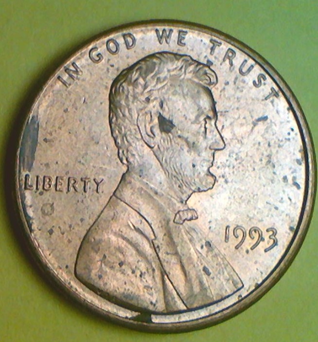 1993-Penny-With-Die-Crack-On-Reverse