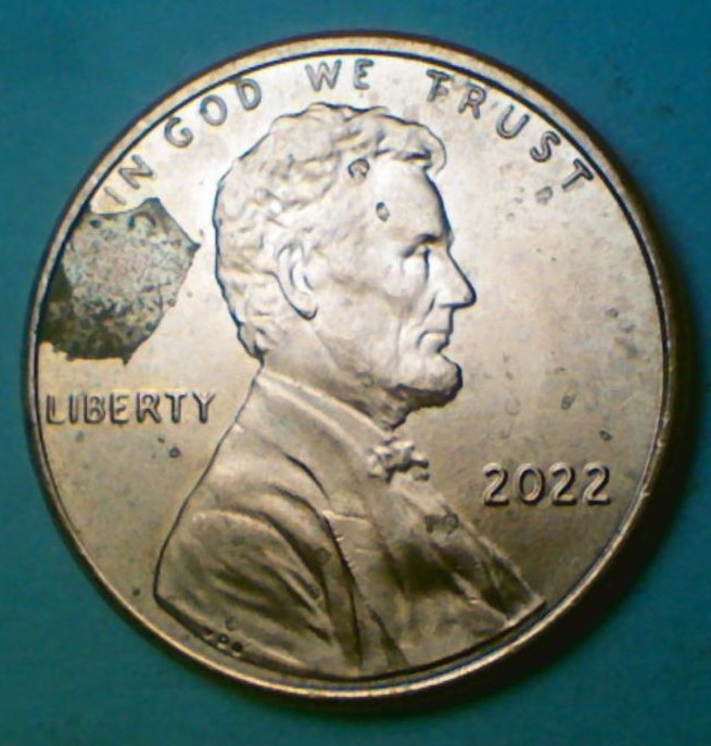 2022-Penny-With-Possible-Plating-Erro-Or-Damage