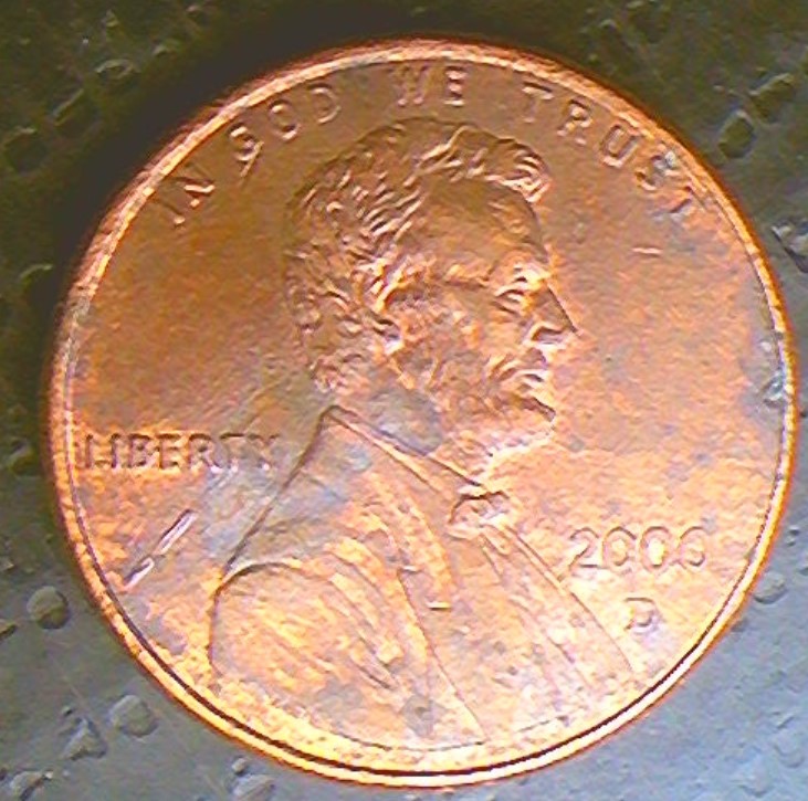 2000-D-Penny-With-Possible-Die-Crack-Or-Bubble-On-Obverse