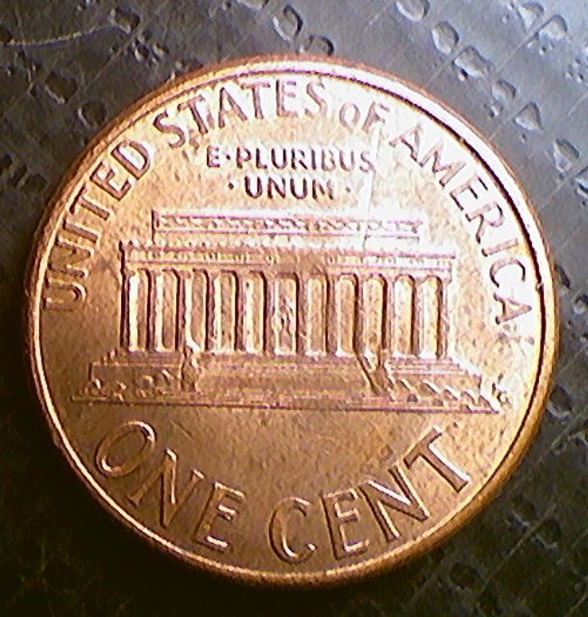 1994-P-Penny-With-Die-Crack-On-Reverse-On-The-Letter-F-Of-The-Word-Of