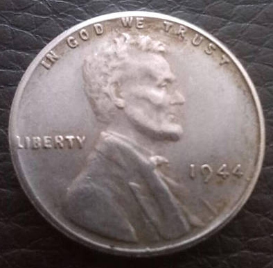 1944-Steel-Cent-3.0-Grams-Highly-Magnetic