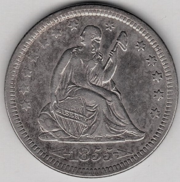1855-25c-Arrows-No-Rays