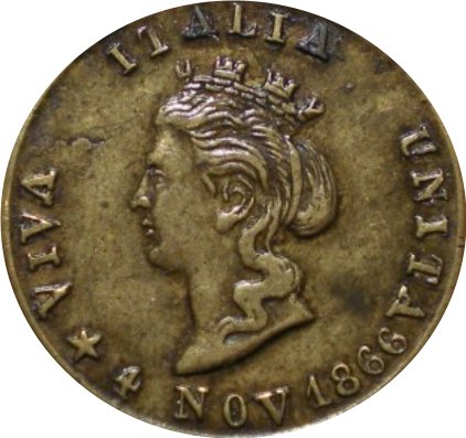 Viva-Italia-Unita-Token---Austro-Prussian-War-Era?-Id:-Crown-Of-Lombardy-Commemorative-Medal