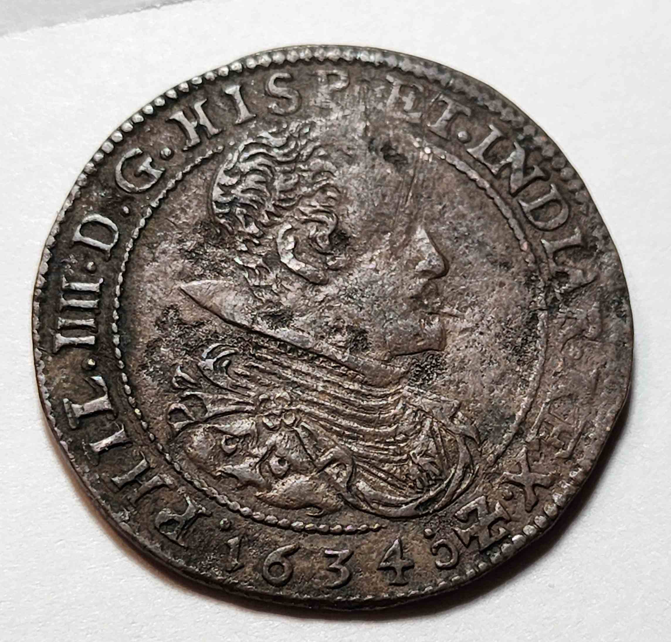 1634-Spanish?-Coin,--What-Might-This-Be?-Id:-Siege-Of-Breda-Jeton