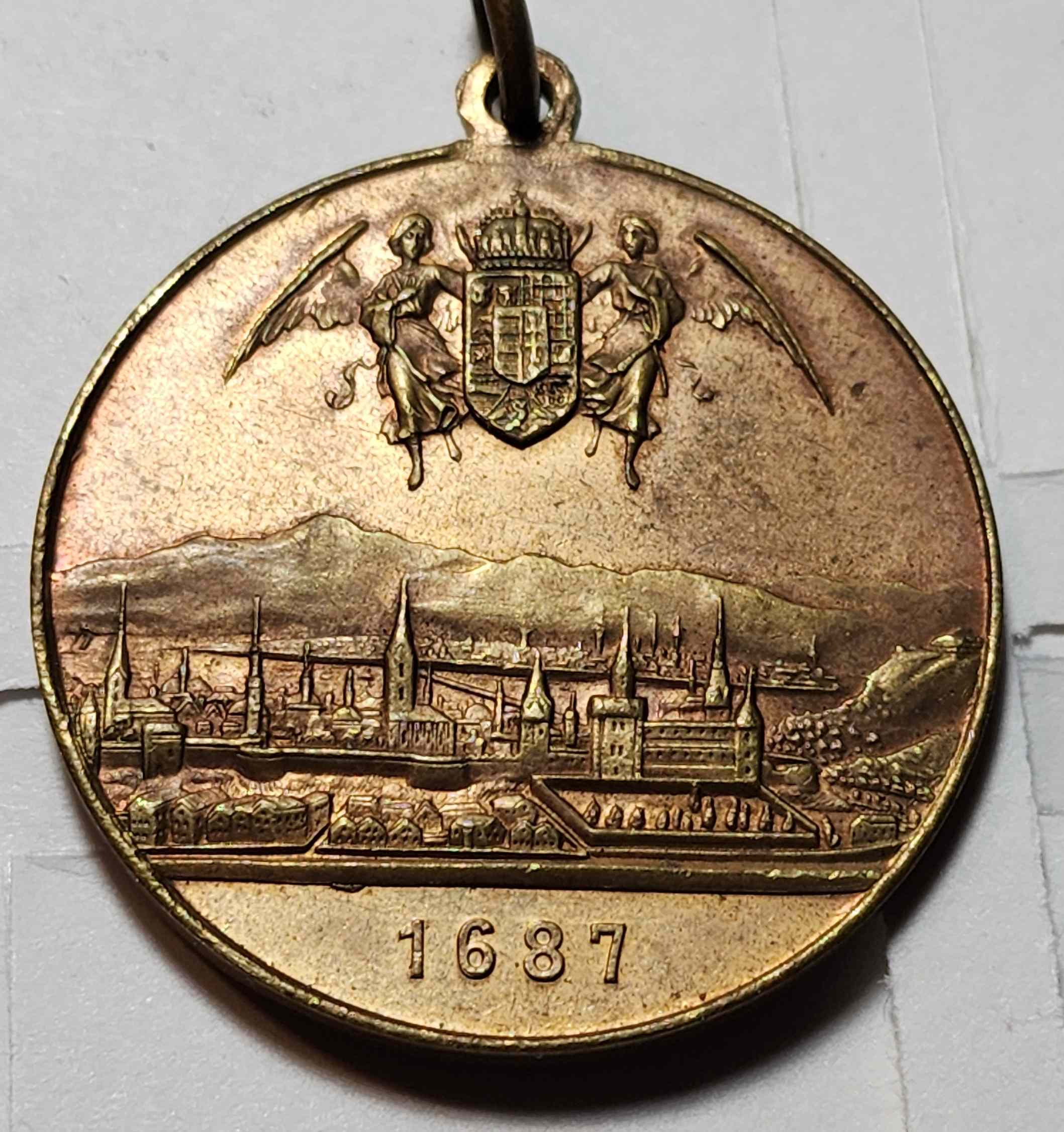 1896-Hungary-Medal---Millenium-Celebration