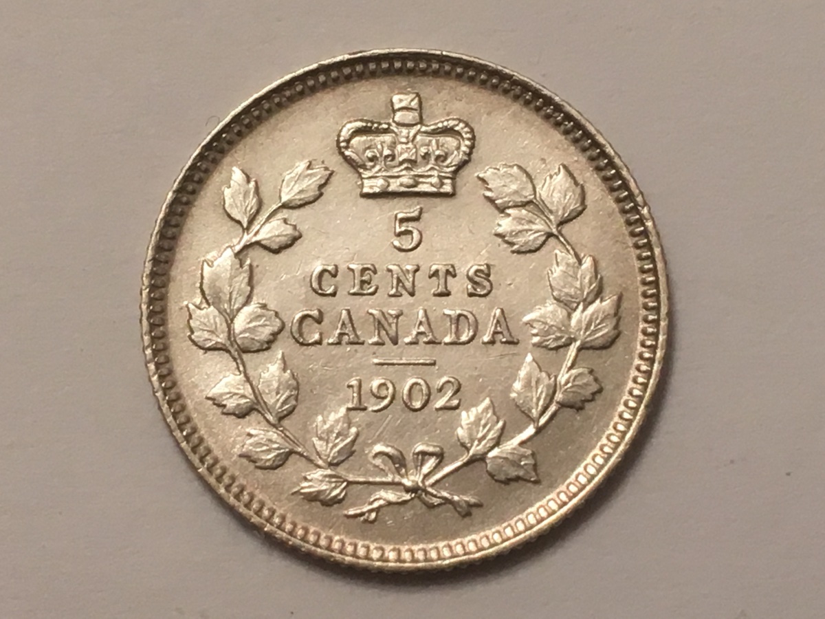 1902-Plain-5-Cents-Edward-VII