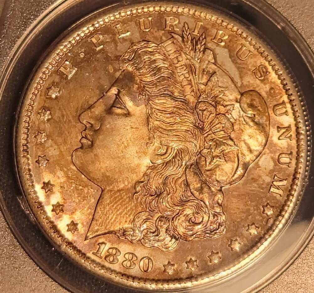 1880-S-Morgan-Dollar-VAM-11-0/9-Overdate