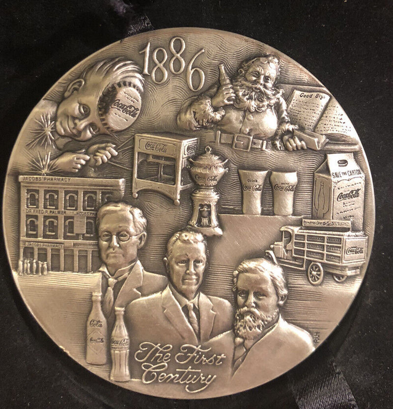 Commems-Collection-Medals:-1986-Coca-Cola-Centennial-Celebration