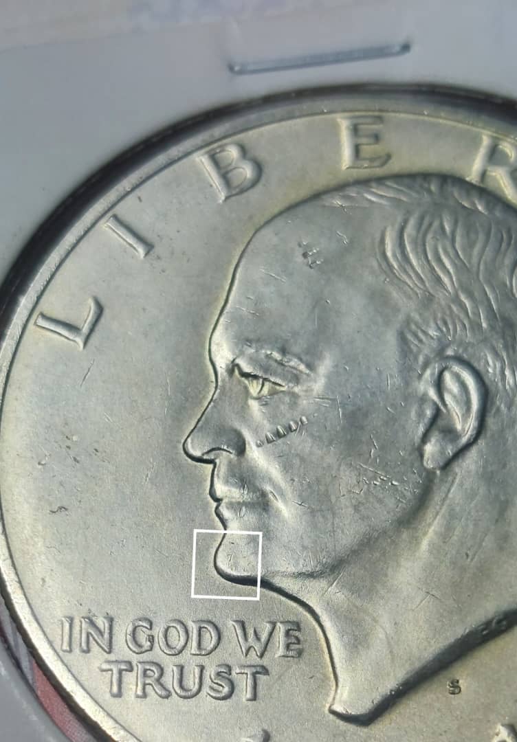 What's-That-Letter-'Z'-Doing-There-On-A-1971-S-Eisenhower-Silver-Dollar-Coin?