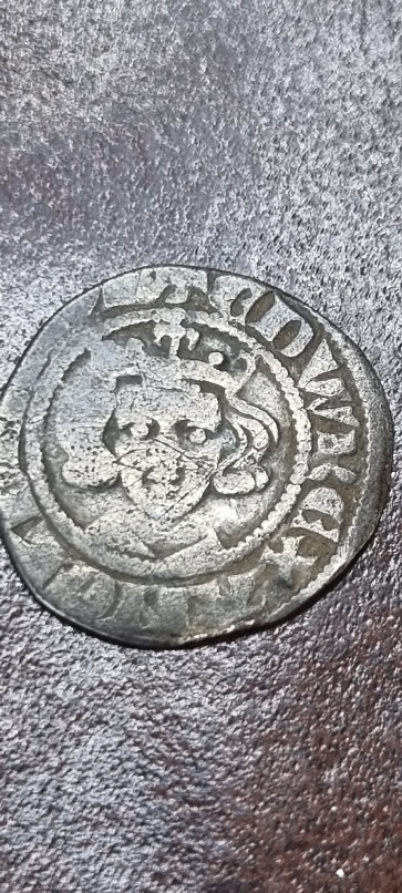 English?-Silver-Hammered-Half-Penny-?-ID-Help-Id:-1279-1327-Great-Britain-Half-Penny