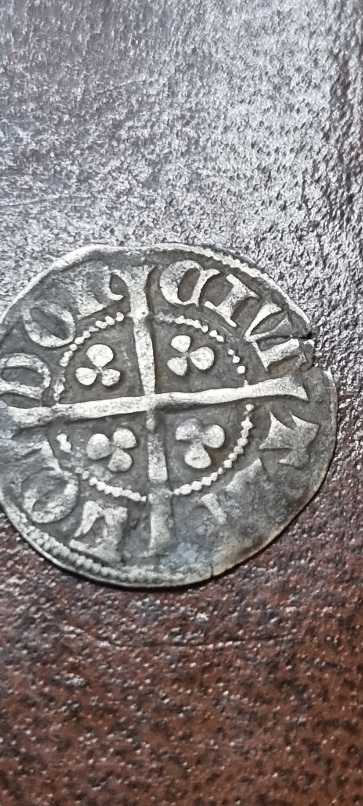 English?-Silver-Hammered-Half-Penny-?-ID-Help