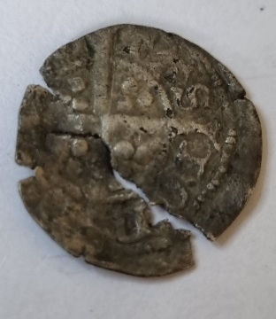 English?-Silver-Hammered-Half-Penny-?-ID-Help