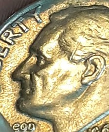 1966-Dime-With-5-On-The-Cheek....