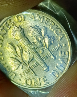 1970-Roosevelt-Dime--DDR--Full-Bands-And-High-Grade.