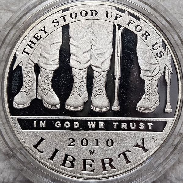 2010-W-American-Veterans-Disable-For-Life-Proof-Silver-Dollar