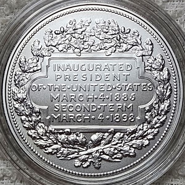 Presidential-Silver-Medal-Honoring-Grover-Cleveland-Available-October-2