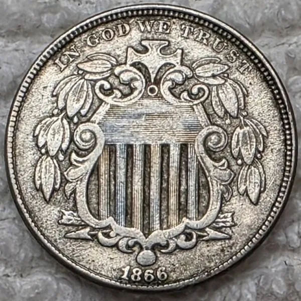 1866-Shield-Nickel-With-Rays