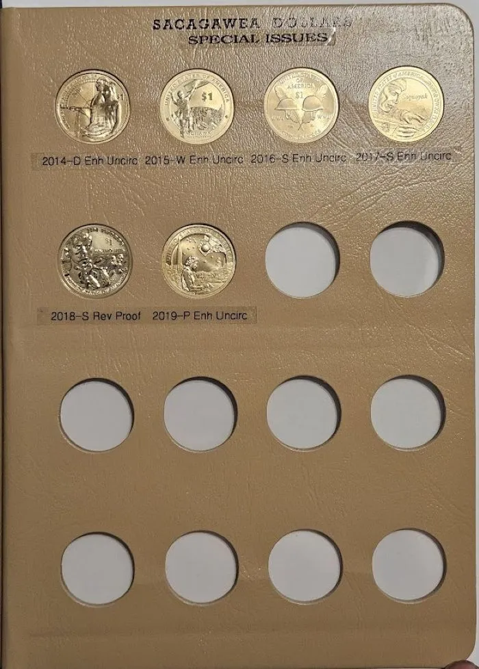 American-$1-Coin-&-Currency-Sets---Enh-UC-Native-American-Dollars