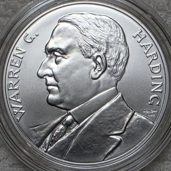 Warren-G.-Harding-Presidential-Silver-Medal-Available-On-May-13