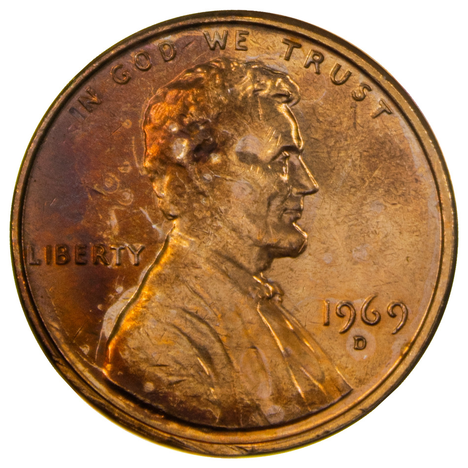 1969-D-Lincoln-Cent-Error-On-Rims,-Fresh-From-Unc-Set