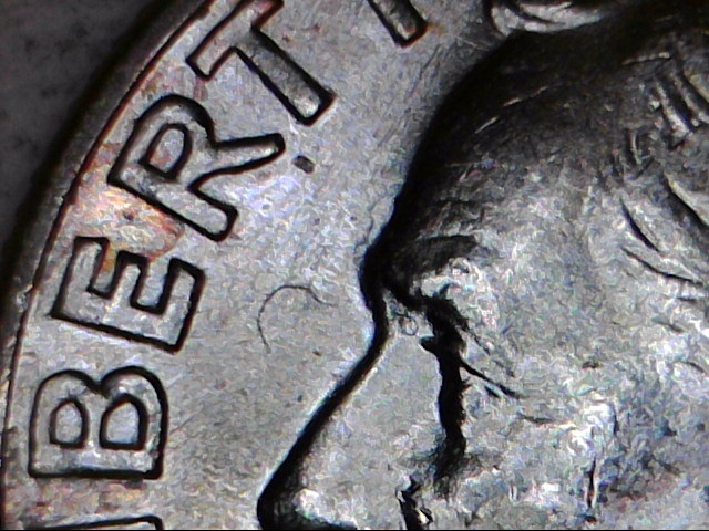 1964-D-Dime.-Multiple-Items-Of-Interest.