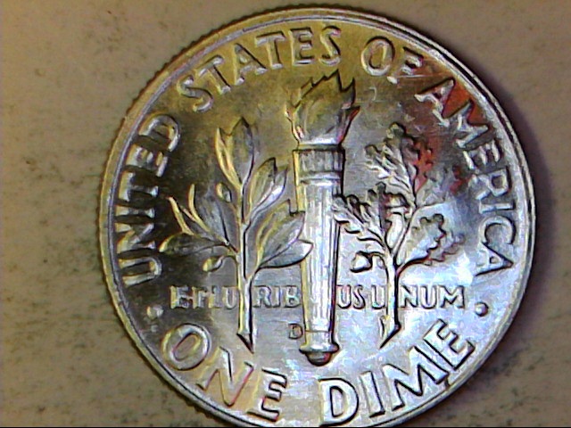 1964-D-Dime.-Multiple-Items-Of-Interest.