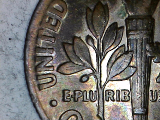 2001-P-Dime.-Looks-Copper-Plated-With-MDo-On-Olive-Branch.