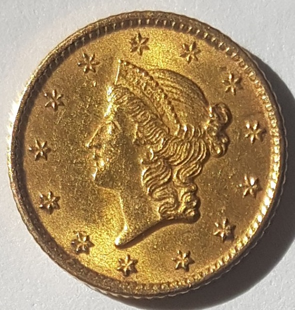 1850-Type-1-Gold-Dollar-New-Orleans