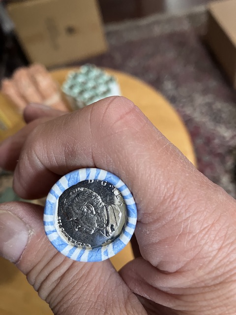 Full-Roll-Of-King-Charles-Nickels-From-Bank