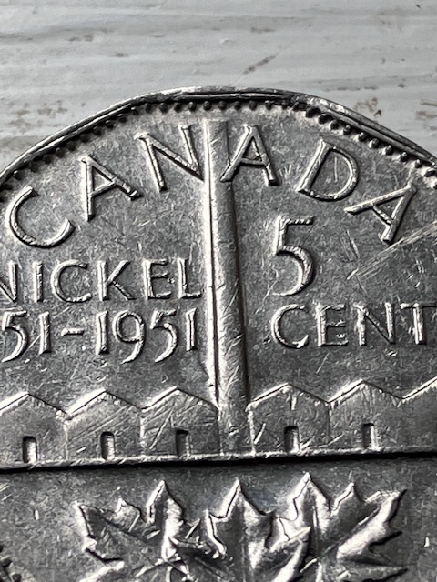 1951-5-Cents-Half-Moon-Die-Clash