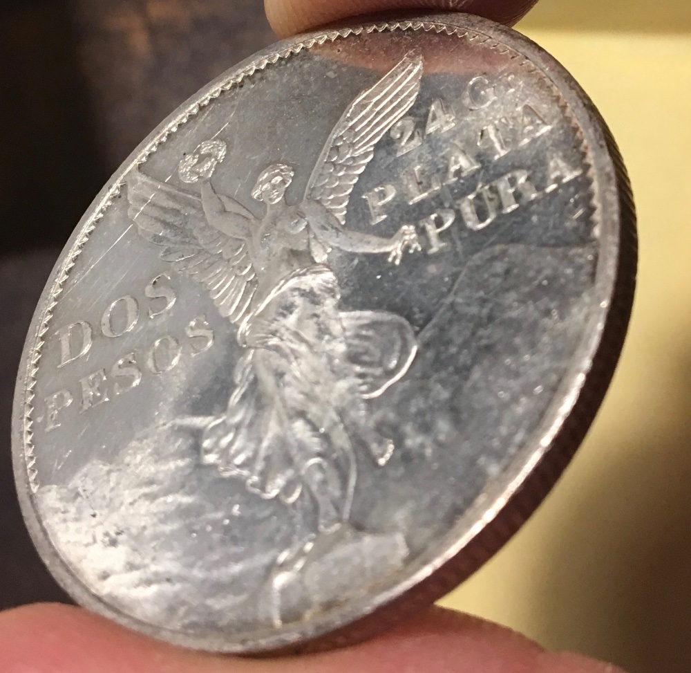 1921-2-Pesos-Coin.--Cleaned?--Your-Thoughts