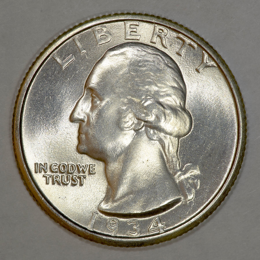 Two-1934-Washington-Quarters,-Is-One-A-Heavy-Motto?