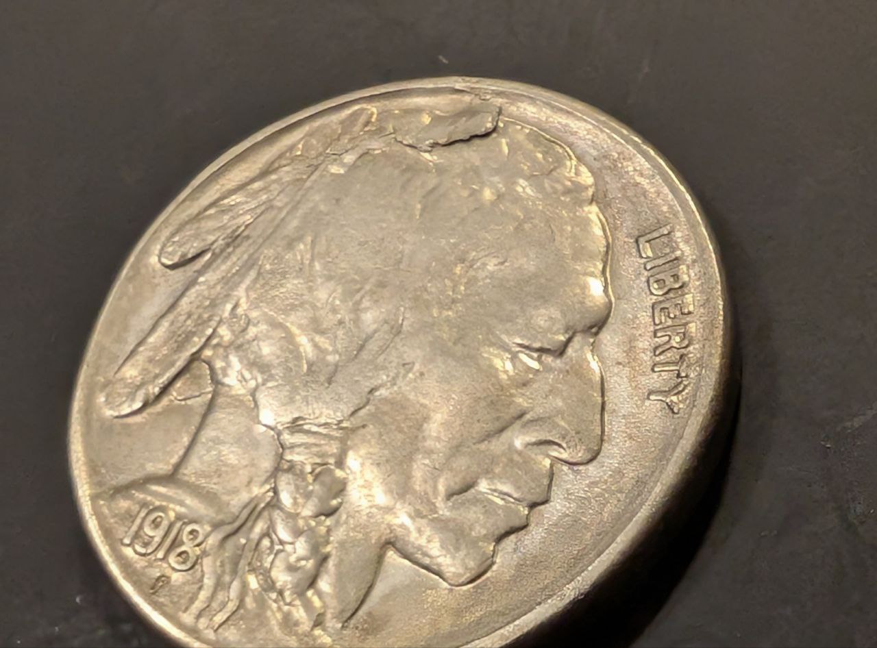 1918-S-Buffalo-Nickel-Die-Lamination