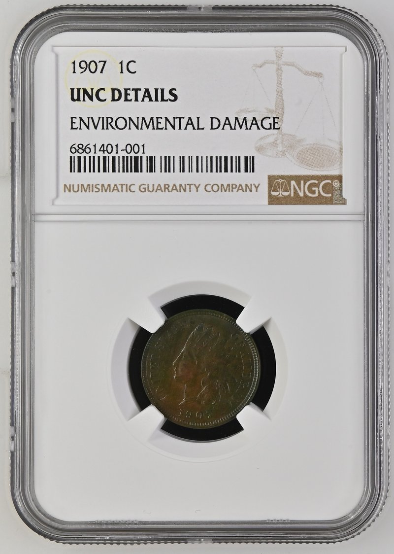 1907-Indian-Cent---Dirt-Coin---NGC-Grade