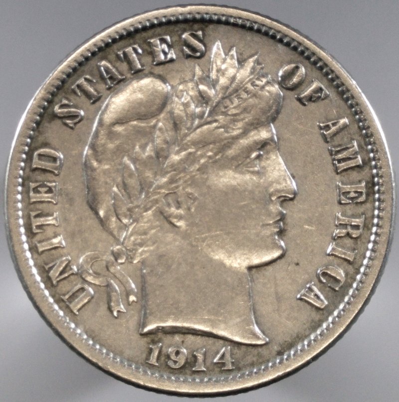 1914-S-Barber-Dime-For-Grading