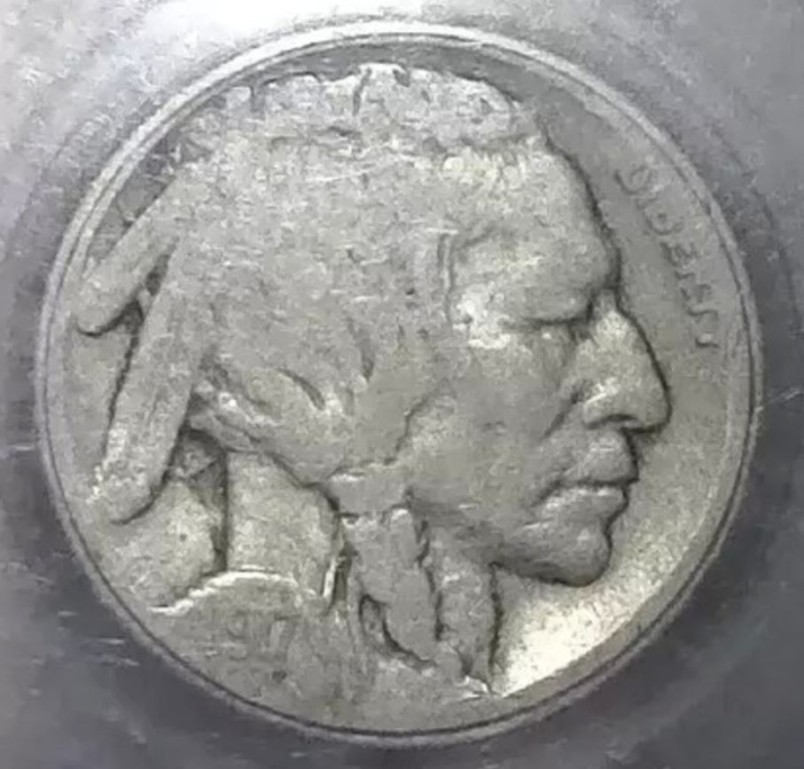 1917-DDR--FS-801-Buffalo-Nickel--Fr-2-Details-Segs