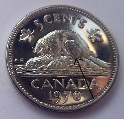 1970-5-Cent-With-Extra-Beaver
