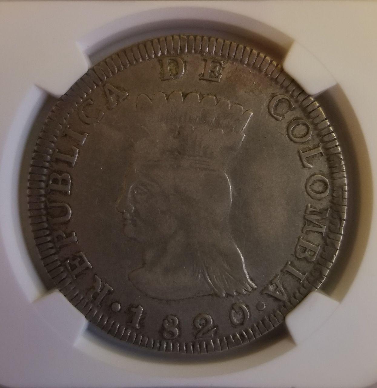 Colombia-1819-8-Reales-For-Grading-&-Value