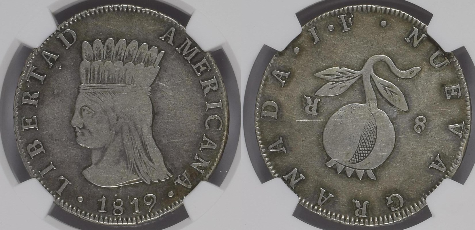 Colombia-1819-8-Reales-For-Grading-&-Value