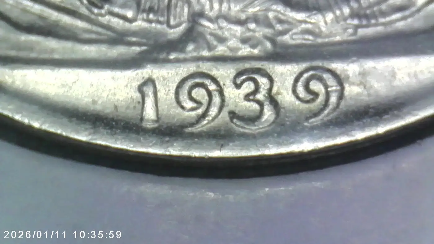 1939-Walking-Liberty-Half-Dollar---Possible-Die-Crack-/-Die-Chip?-Looking-For-Opinions