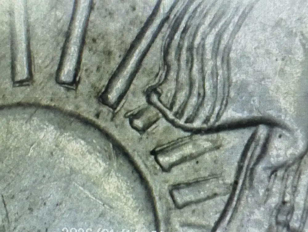 1939-Walking-Liberty-Half-Dollar---Possible-Die-Crack-/-Die-Chip?-Looking-For-Opinions