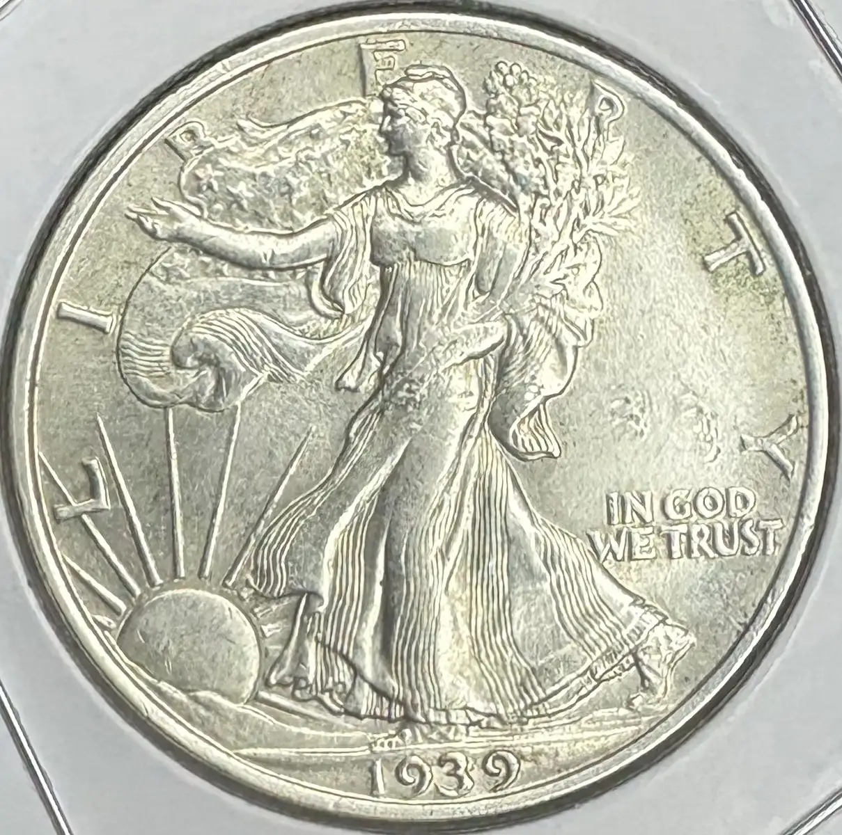 1939-Walking-Liberty-Half-Dollar---Possible-Die-Crack-/-Die-Chip?-Looking-For-Opinions