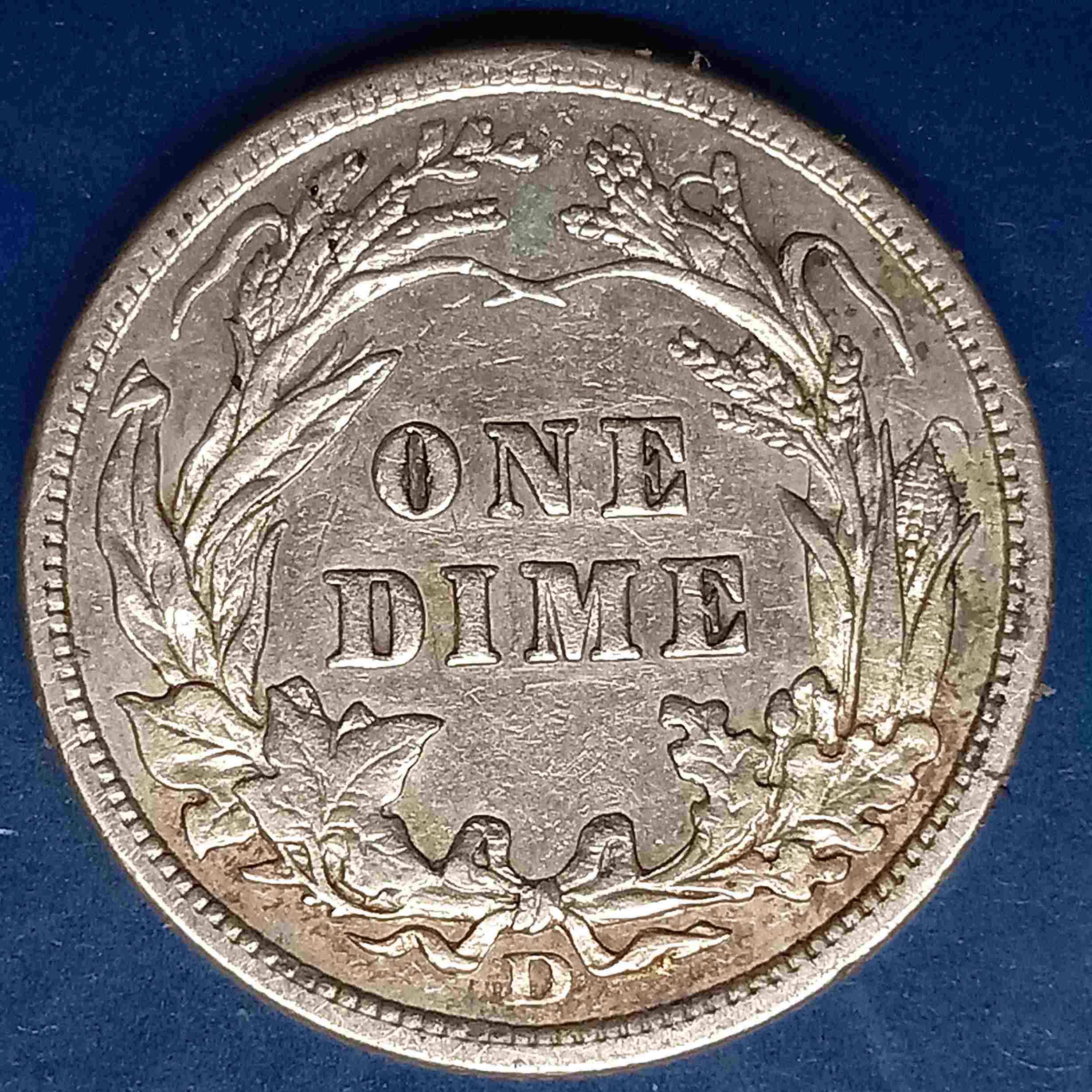 1908-D-Barber-Dime.--A-Junk-Bin-Pick-.