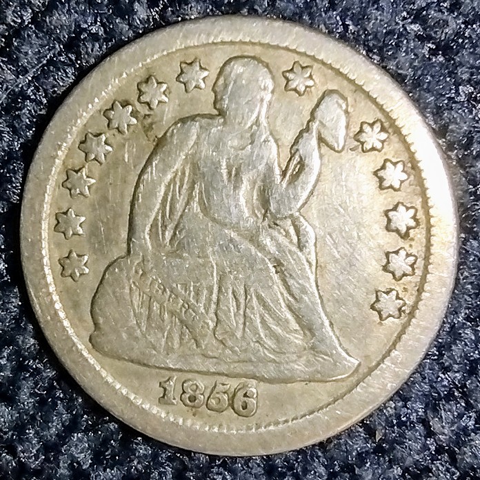 1856-O-Seated-Liberty-Dime-For-Grading