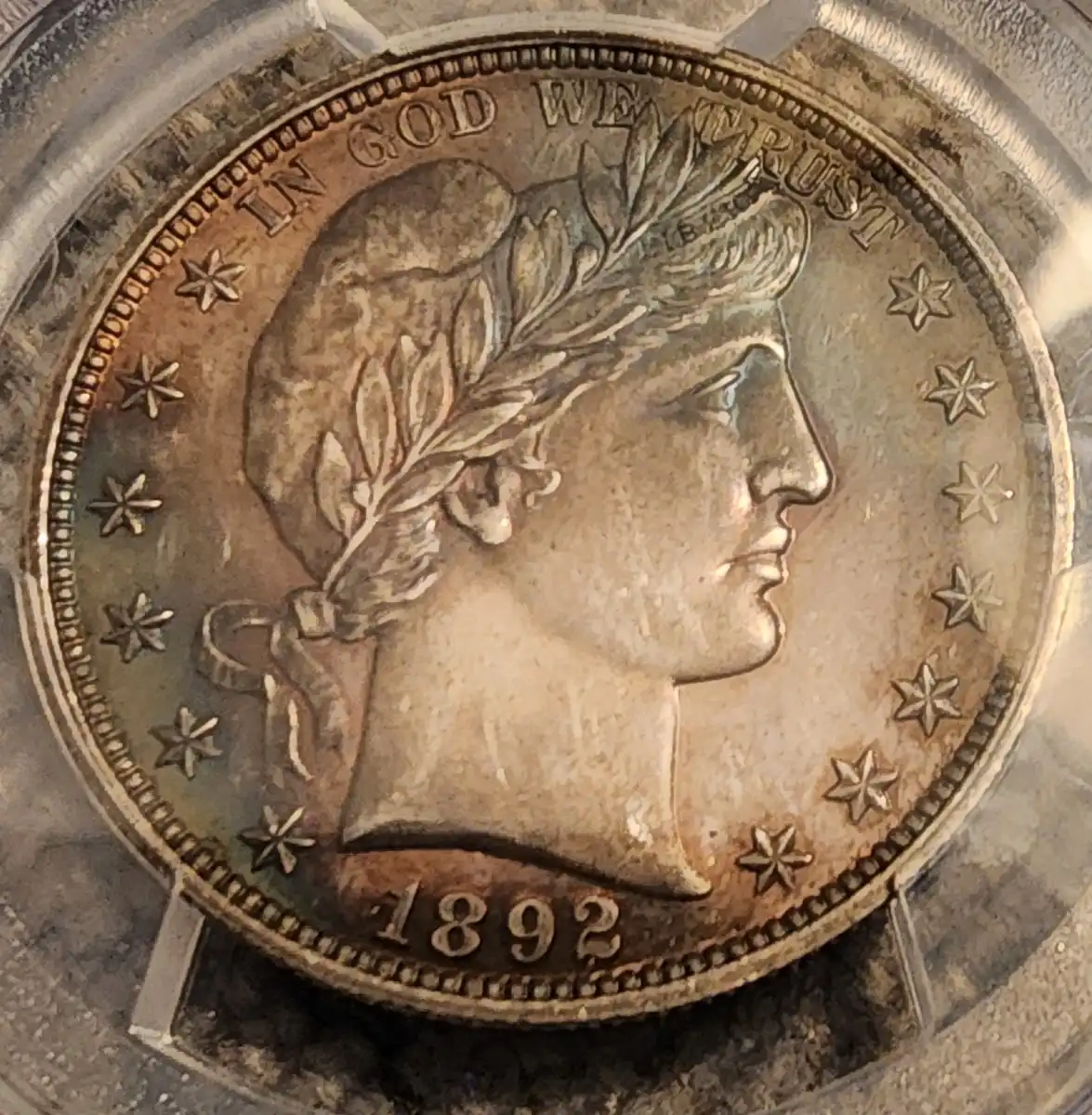 1892-Barber-Half-Dollar---Please-Evaluate-The-Toning-For-Premium-And-Type