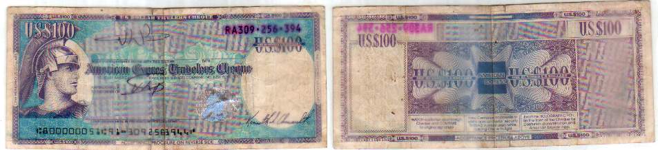 American-Express-Traveler's-Cheque-And-Token?