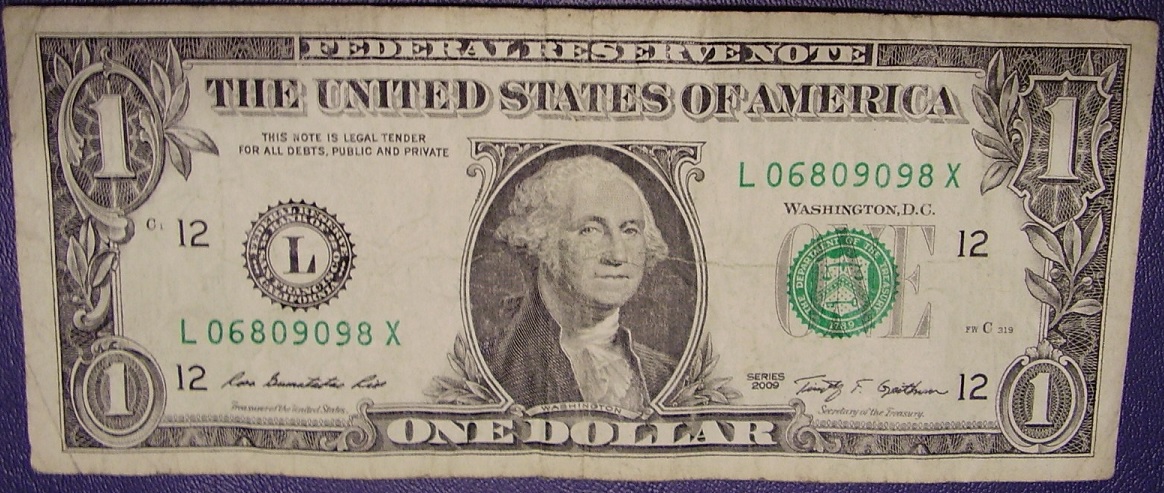 High-Block-Letter-On-$1-FRN