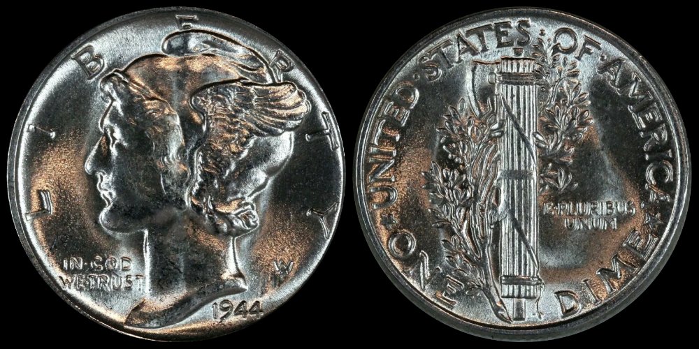 1941-S-And-1944-Mercury-Dimes