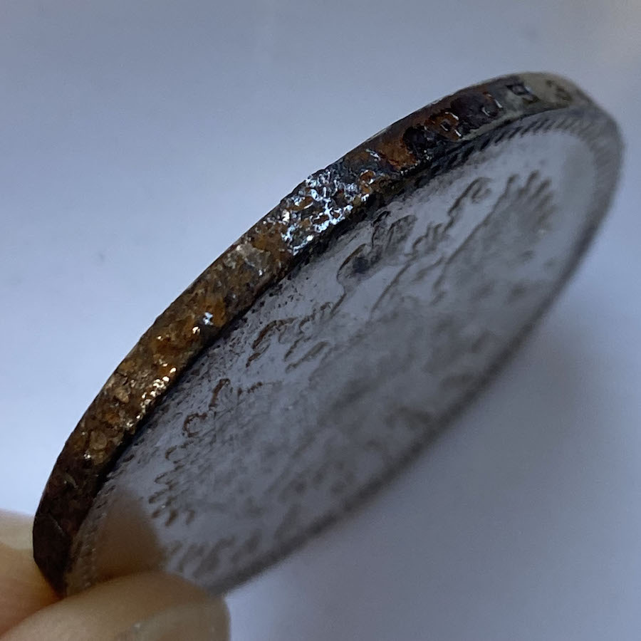 Cleaning-A-Corroded-90%-Silver-Coin-Process:-Before-&-After-Photos